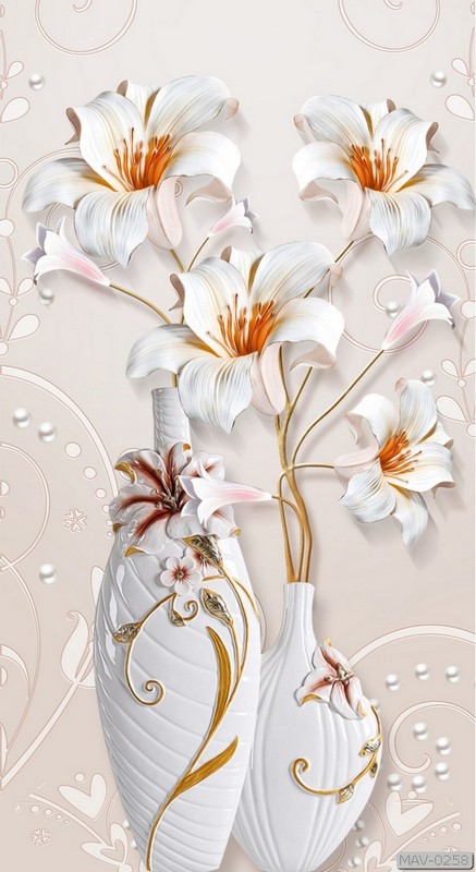 Lọ hoa trắng MAV-0258